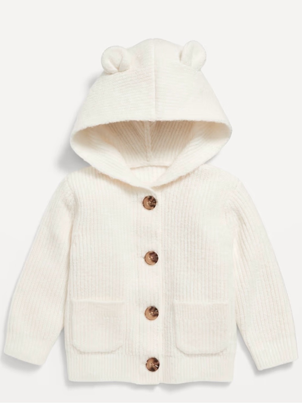Old Navy So So Soft Ear Button-front Baby Sweater